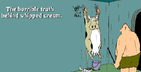 The horrible truth behind whipped cream